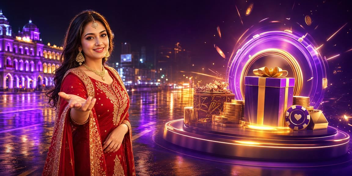 User enjoying a deposit bonus under neon lights in Bogura